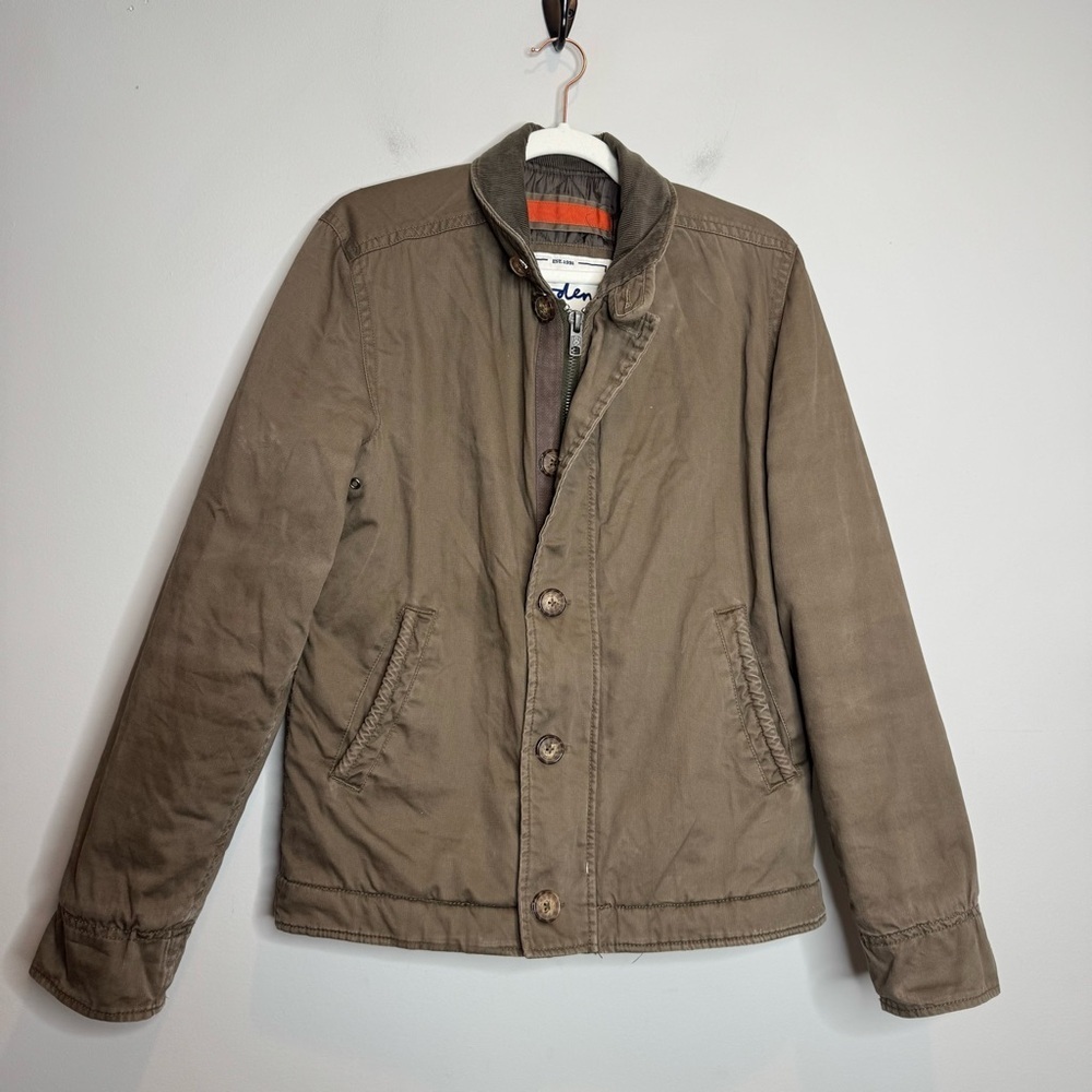 Boden Adirondack Barn Coat Chore Jacket Men’s Size Small Brown